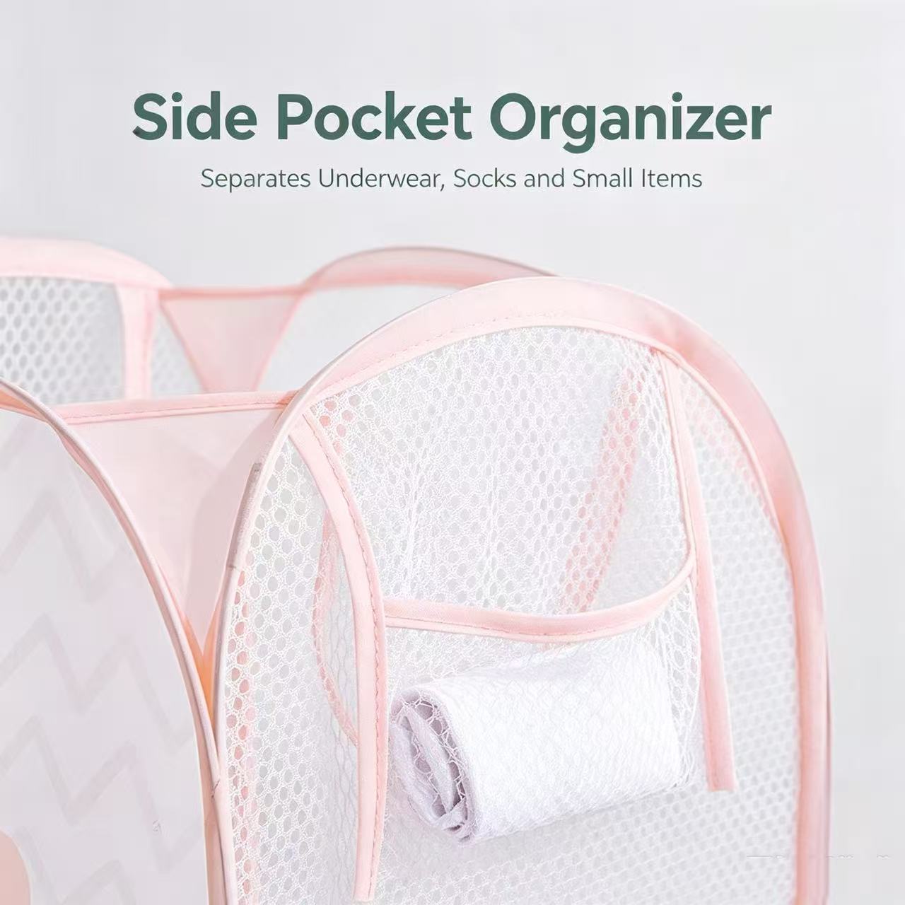 Keranjang Cucian Lipat Berbaha - Home Goods Bathroom Storage ulasan dan harga