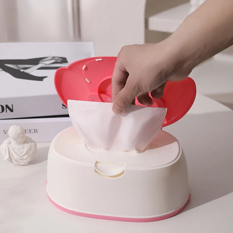 Penutup Kotak Tisu Kartun Pink - Home Bathroom Towel Dispenser ulasan dan harga