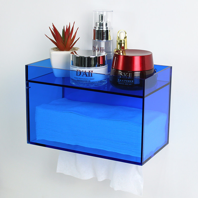 Kotak Penyimpanan Tisu Akrilik - Home Bathroom Towel Dispenser ulasan dan harga