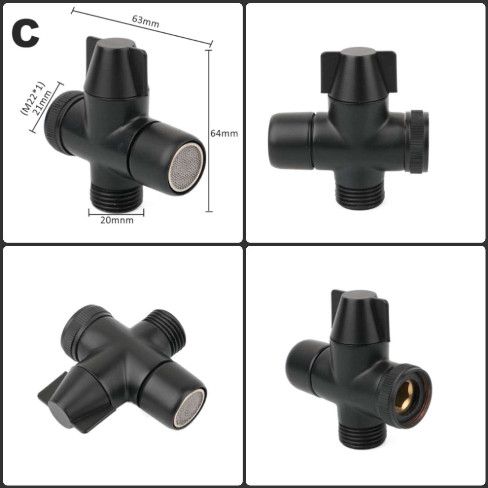 Adaptor Lengan Pancuran Kuning - Home Kitchen Bathroom Marketing ulasan dan harga
