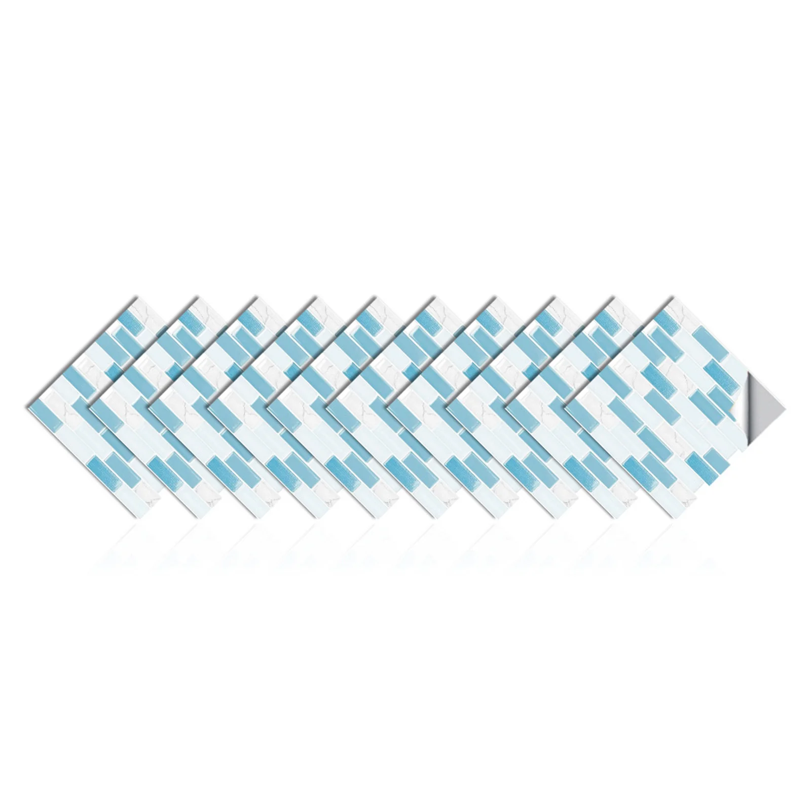 10x stiker ubin 3D mosaik berp - Home Bathroom Tiles ulasan dan harga