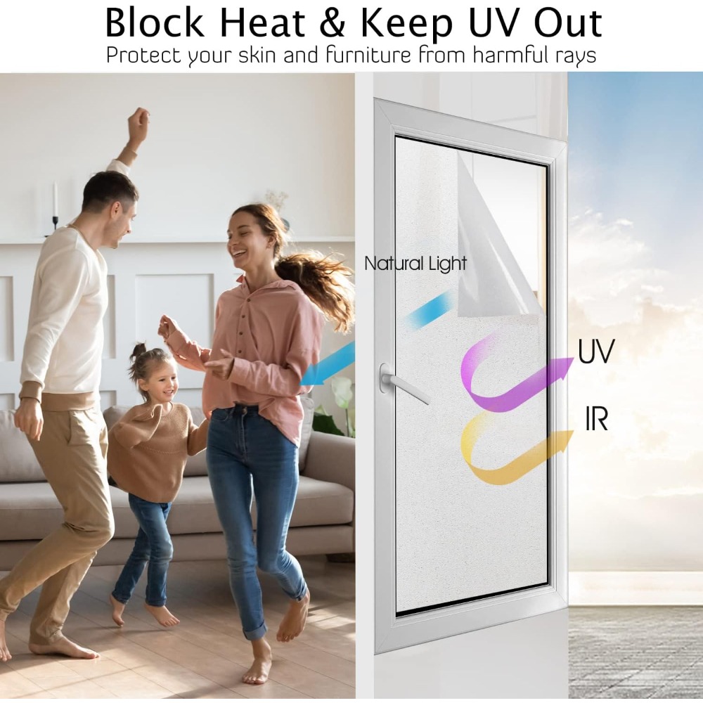 Film Privasi Jendela Berlapis  - Home Bathroom Window ulasan dan harga